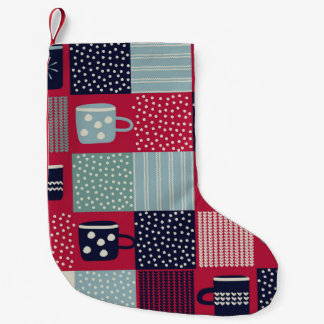 Petite Chaussette De Noël Hygge scandinave : Mélange Motif rustique
