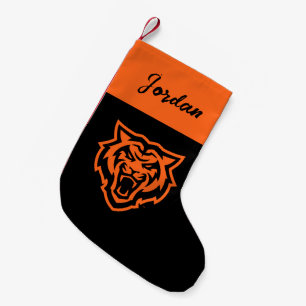 Petite Chaussette De Noël Idaho State University Bengals Spirit Design