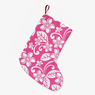 PETITE CHAUSSETTE DE NOËL ÎLE PLUMERIA (ROSE DE WATERMELON)