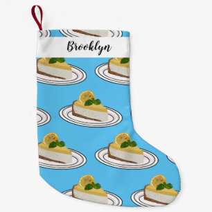 Petite Chaussette De Noël Illustration de citron cheesecake