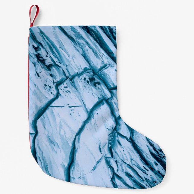 Petite Chaussette De Noël Illustration de formation de roches fissurées (Devant)