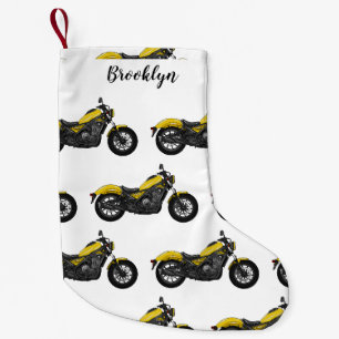 Petite Chaussette De Noël Illustration de moto Cruiser