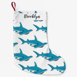 Petite Chaussette De Noël Illustration de requin marteau