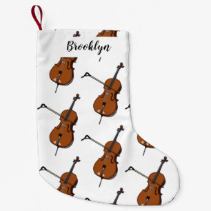 Petite Chaussette De Noël Illustration de violoncelle