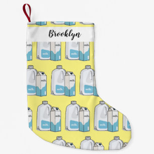 Petite Chaussette De Noël Illustration du lait