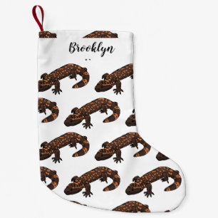 Petite Chaussette De Noël Illustration du monstre Gila