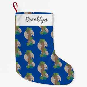 Petite Chaussette De Noël Illustration d'une anteure de pangolin mignonne