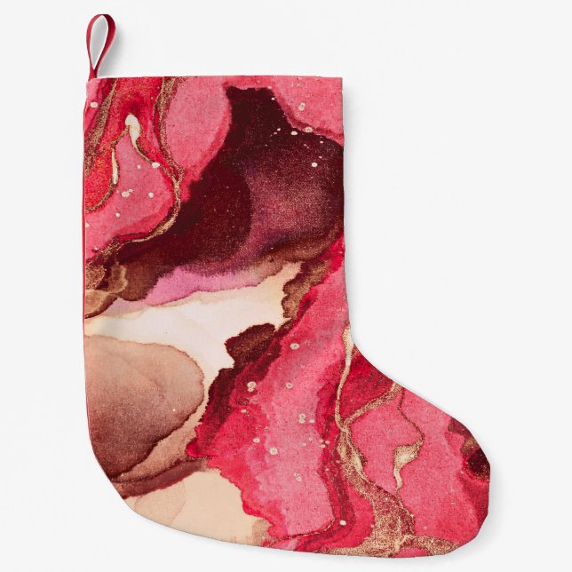 Petite Chaussette De Noël Illustration Grey Batik. Texture blanche en soie.  (Devant)
