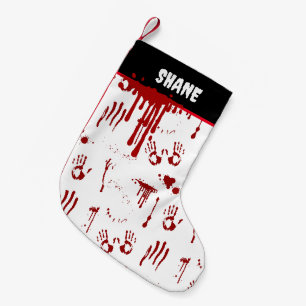 Petite Chaussette De Noël Imprimantes sanglantes Ventilateur d'horreur répan