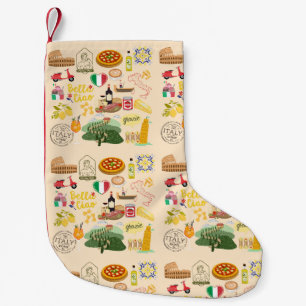 Petite Chaussette De Noël Italie Symboles Amateurs de voyage