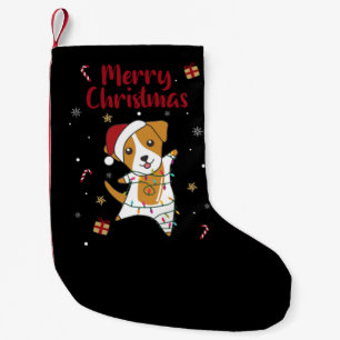 Petite Chaussette De Noël Jack Russel Christmas Dog Winter Animals