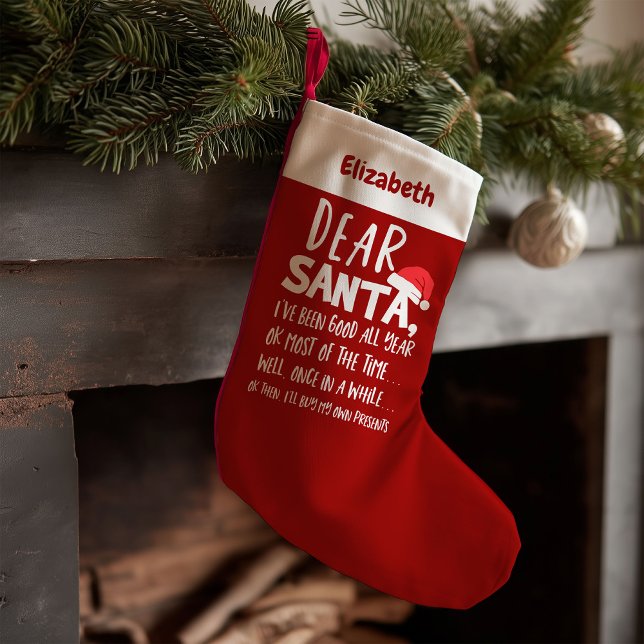 Petite Chaussette De Noël J'Ai Été De Bons Bas De Noël Drôle (Créateur téléchargé)