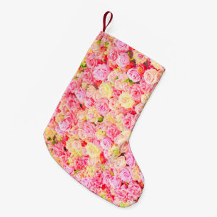 Petite Chaussette De Noël Jardin rose