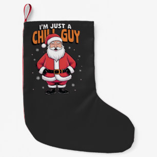 Petite Chaussette De Noël Je suis juste un type cool Meme Noël drôle 2025