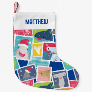 Petite Chaussette De Noël Jolie espèce de requin Noël