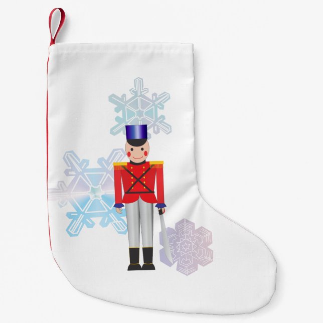 Petite Chaussette De Noël Jouet de Nutcracker Soldat de Noël (Devant)