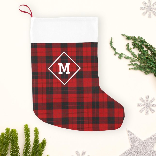Petite Chaussette De Noël Jour férié initial rouge + noir (Créateur téléchargé)