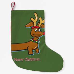 Petite Chaussette De Noël Joyeux Dachshund de Noël