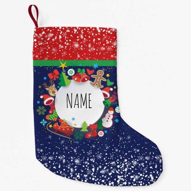 Petite Chaussette De Noël Joyeux Noël et bonne année ! Noël (Devant)
