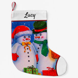 Petite Chaussette De Noël Joyeux Noël vintage