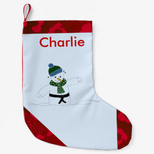 Petite Chaussette De Noël Jujitsu Snowman
