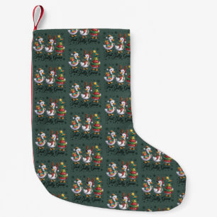 Petite Chaussette De Noël Juste un joyeux patchwork de Noël canard drôle 
