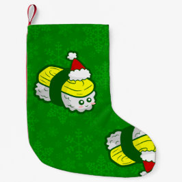 Petite Chaussette De Noël kawaii christmas tamago sushi santa snowflake