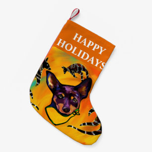 PETITE CHAUSSETTE DE NOËL KELPIE AUSTRALIEN