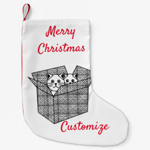 Petite Chaussette De Noël Kittens dans une boîte Thunder_Cove
