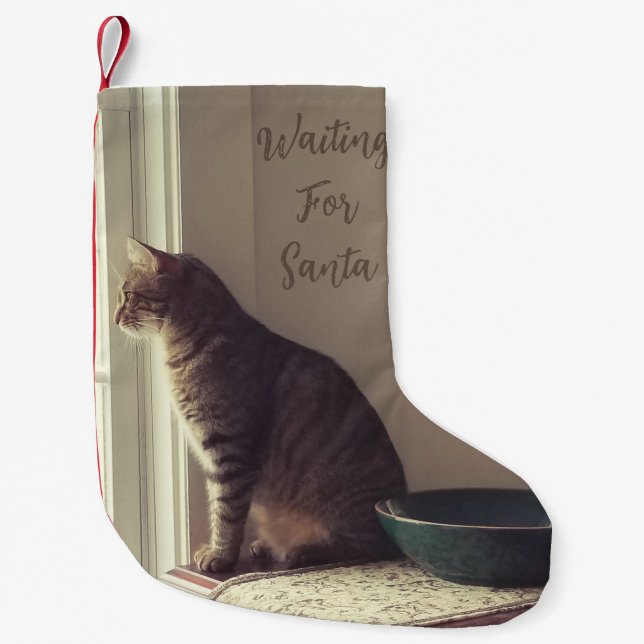 Petite Chaussette De Noël Kitty Chat Noël (Devant)