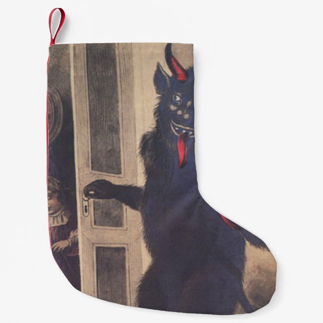 Petite Chaussette De Noël Krampus Kidnapping (Devant)