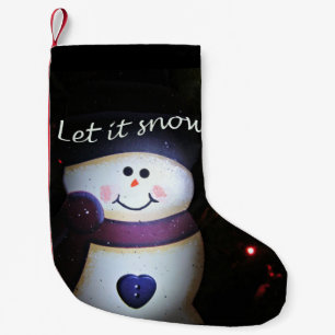 Petite Chaussette De Noël Laisser neiger