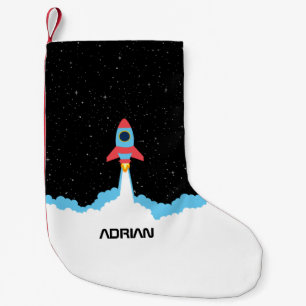 Petite Chaussette De Noël Lancement de fusées dans l'espace extra-atmosphéri