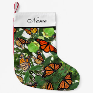 Petite Chaussette De Noël L'empilement de Noël - Beaucoup de monarques