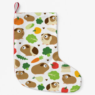 Petite Chaussette De Noël Les cochons de Guinée et leurs cures Motifs sans 