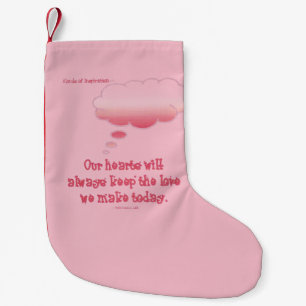 Petite Chaussette De Noël Les coeurs gardent l'amour