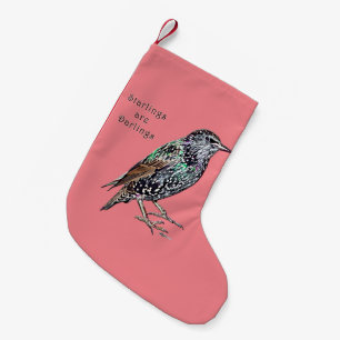 Petite Chaussette De Noël Les étourneaux sont des chouchous