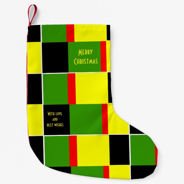 Petite Chaussette De Noël Les racines jamaïcaines (Devant)