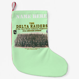 PETITE CHAUSSETTE DE NOËL LES RAIDERS DELTA