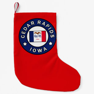 Petite Chaussette De Noël Les rapides de cèdre Iowa