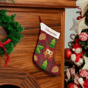 Petite Chaussette De Noël Lieu de Noël des bois