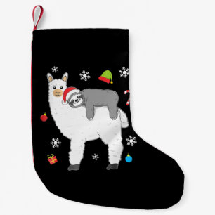 Petite Chaussette De Noël Llama Gift Llama Together Monkey Funny