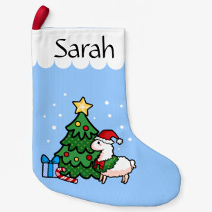 Petite Chaussette De Noël Llamadays heureux