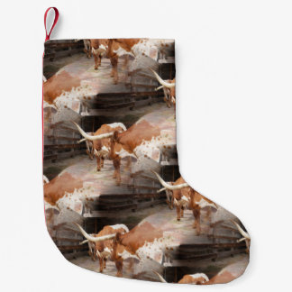 Petite Chaussette De Noël Longhorns