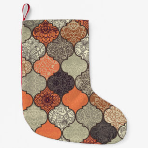 Petite Chaussette De Noël Mandala coloré : Patchwork Islamique Sans Seamless
