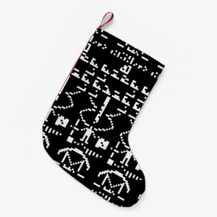 Petite Chaussette De Noël Message binaire Arecibo 1974