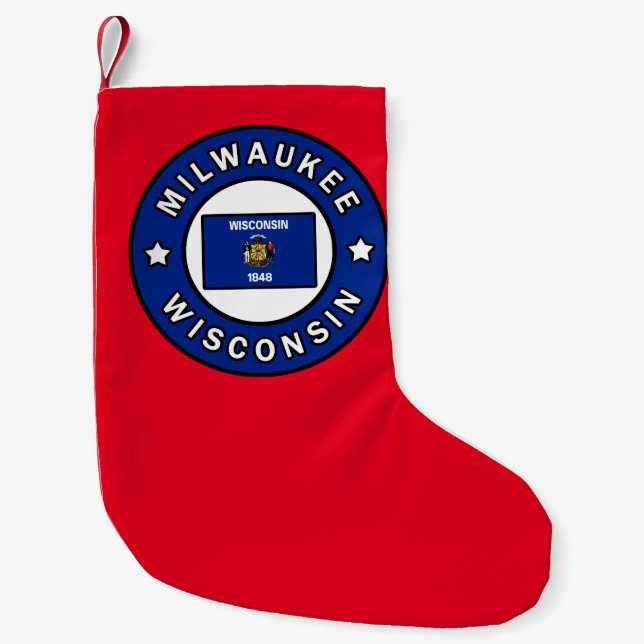 Petite Chaussette De Noël Milwaukee Wisconsin (Devant)