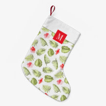 Monogramme Moderne Feuilles de Palmier Botaniques