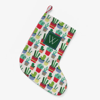 Petite Chaussette De Noël Monogramme | Une foule de Cactus