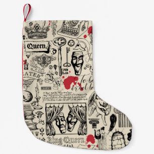 Petite Chaussette De Noël motif Abstrait sans faille sur le thème du théâtre